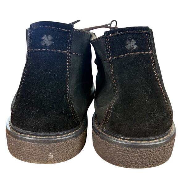 Lucky Brand Dark Brown Leather Suede Lace Up Chukka Ankle Boots Mens sz 12 M